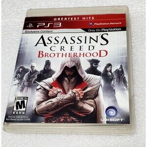 Assassin's Creed Brotherhood PS3  With Manual & Exclusive Content Untested